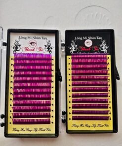 Lông mi Khay classic Màu Tím 0.07- EyeLash. Xưởng sản xuất Lông Mi Thanh Tú EyeLash.